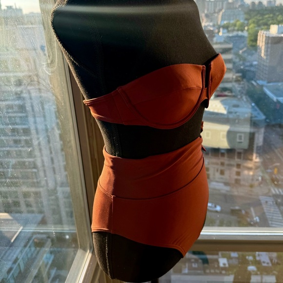 🆕 ZIMMERMANN 🧿 NWOT Separates Balconette & Scarf HW Pant Bikini Set Sz 0 = US2 - Picture 10 of 16